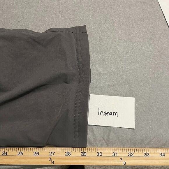 Eddie Bauer Mens Size 36X30 Gray Nylon Fleece Lined Pants Actual 38X29 Gorpcore - Picture 13 of 13